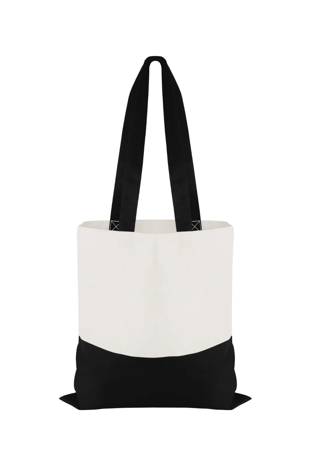 Good Value™ Cotton Colored Accent Flat Tote